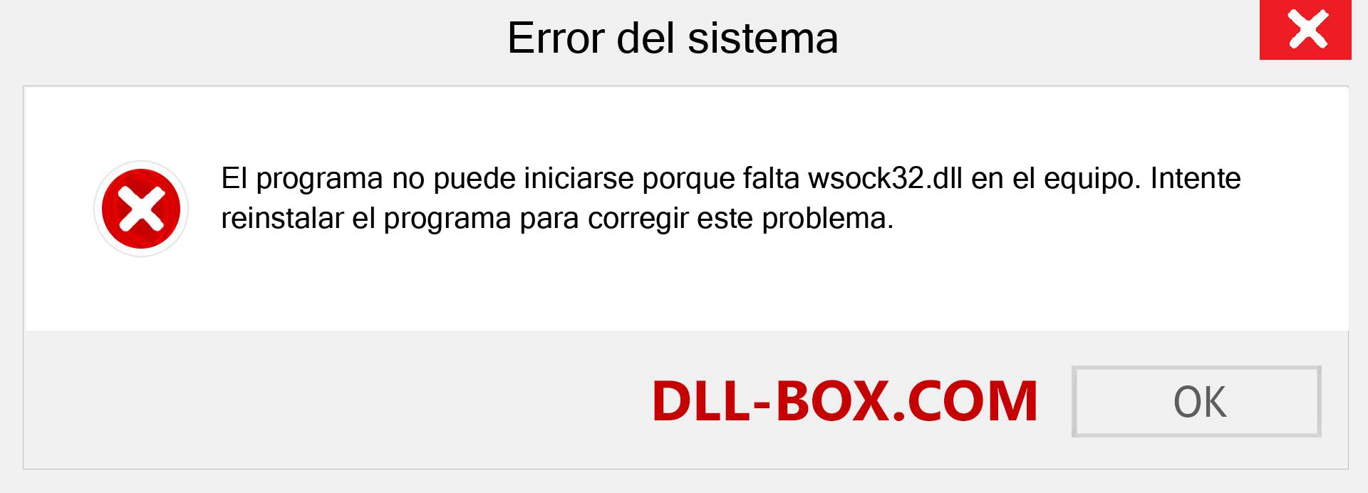 ¿Falta el archivo wsock32.dll ?. Descargar para Windows 7, 8, 10 - Corregir wsock32 dll Missing Error en Windows, fotos, imágenes